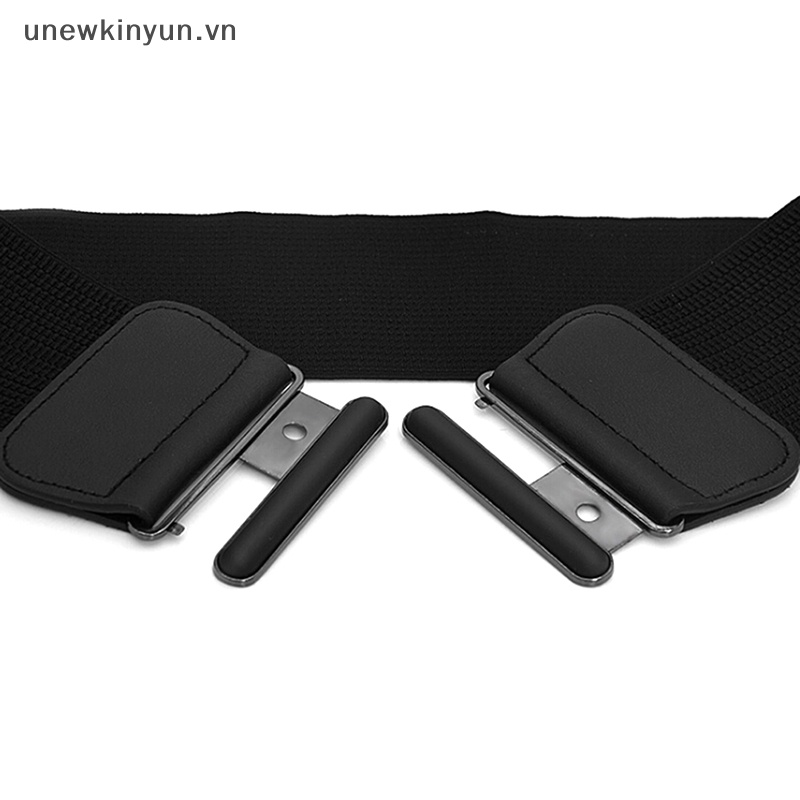 Thắt Lưng Co Giãn Bản Rộng Phối Khóa Thời Trang Cho Nữ