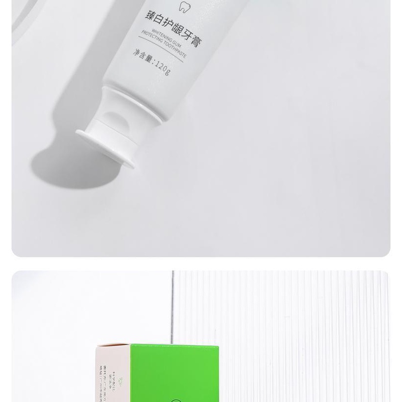 Qianmuduo toothpaste flagship store genuine Zhen Bai gingiva brightening White halitosis for men and women 120g official website TL
