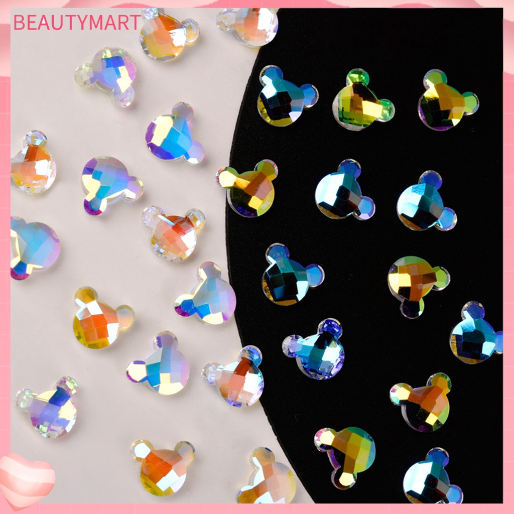 Set 5 Phụ Kiện Đính Trang Trí Móng Tay Nhiều Mặt Đính Đá Thời Trang Cho Nữ