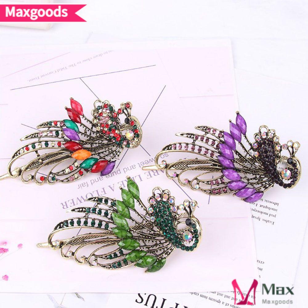 Kẹp Tóc Hình Chim Công Dễ Thương Thời Trang