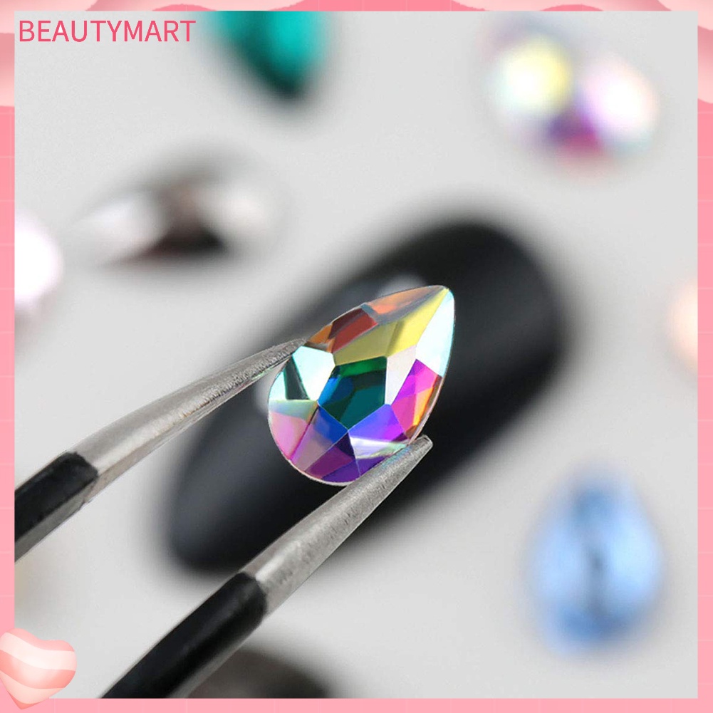 Bộ Đá Pha Lê Nhiều Hình Dạng Kèm Nhíp Gắp Trang Trí Móng Tay Nghệ Thuật