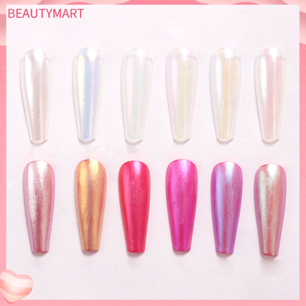 Bột Trang Trí Móng Tay 6 Trong 1 Kết Cấu Mịn Màng Thân Thiện Với Môi Trường Dễ Sử Dụng