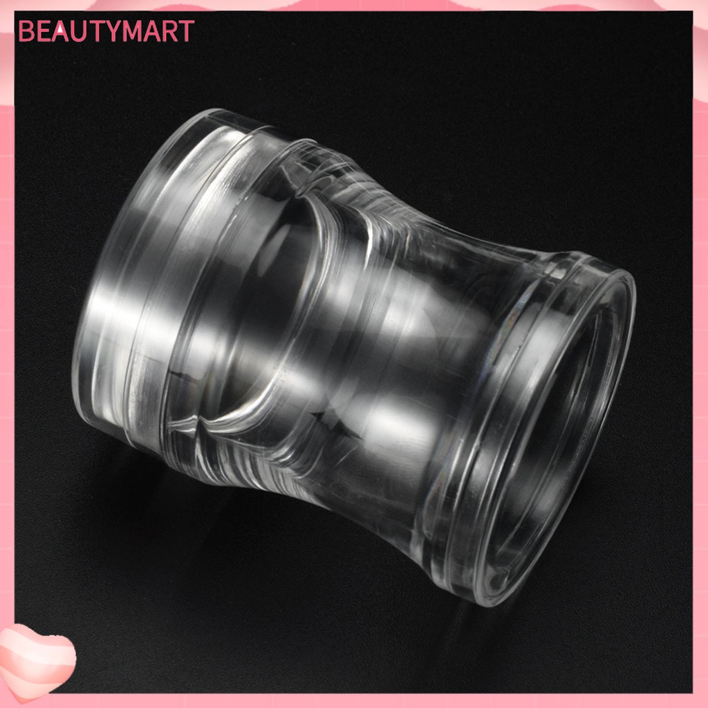 [beautymart] Dụng Cụ Đóng Dấu Trang Trí Móng Tay Nghệ Thuật Đầu Đơn Mịn Màng Thân Thiện Với Môi Trường Bản Rộng Nhẹ Nhàng Trong Suốt