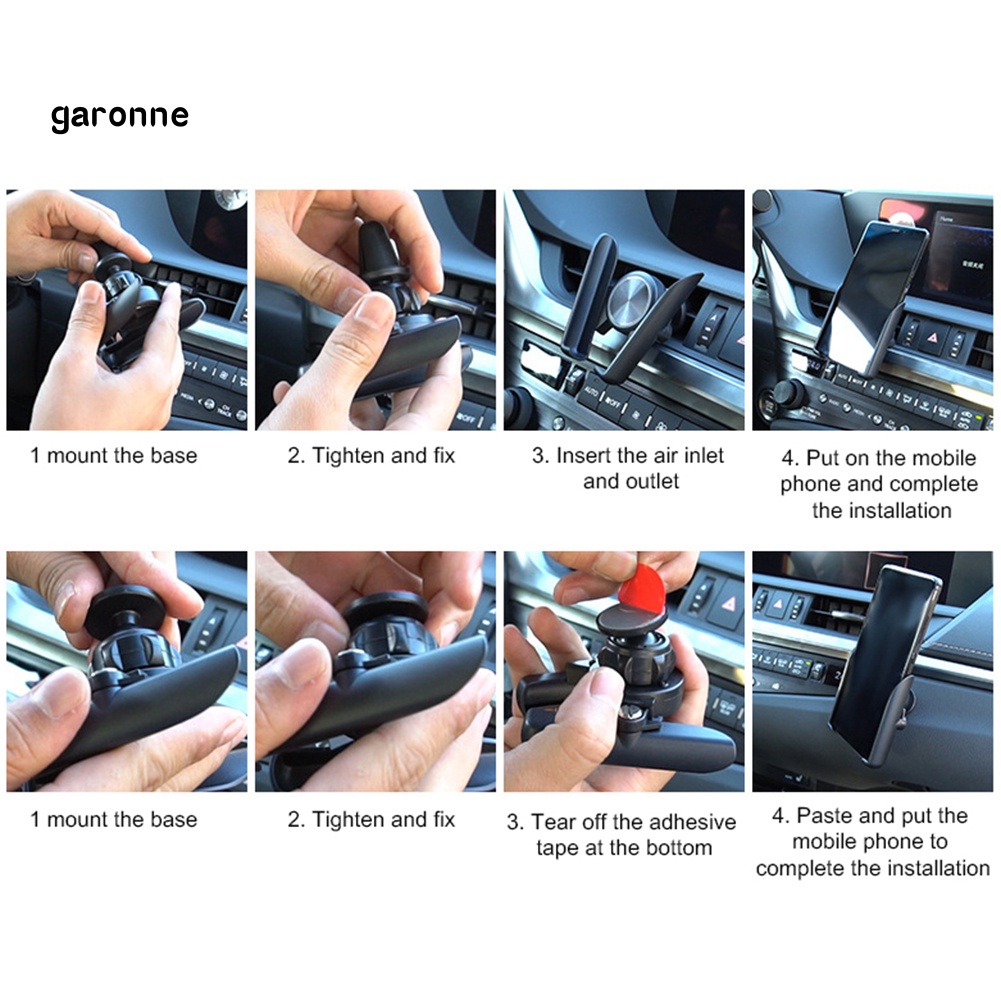 Giá Đỡ Điện Thoại Gắn Khe Điều Hòa Xe Hơi Thông Dụng