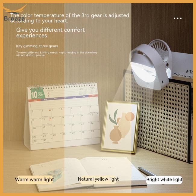 Đèn Led Đọc Sách 3 Mức Độ Pin 1200mah 4w 1a Có Kẹp Tiện Dụng