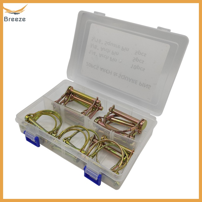 Bộ 20 Chốt Lò Xo Hình Chữ D Cố Định An Toàn Cho Tàu Thuyền / Nông Nghiệp