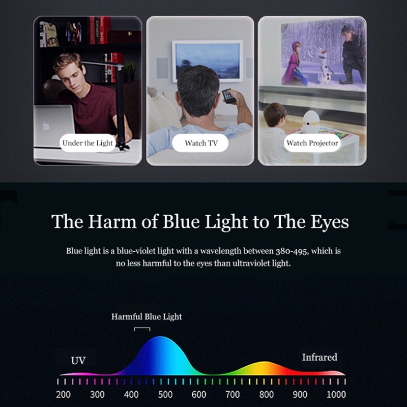 Kính Chống Tia Bức Xạ Gọng Kim Loại Dành Cho Nam Và Nữ