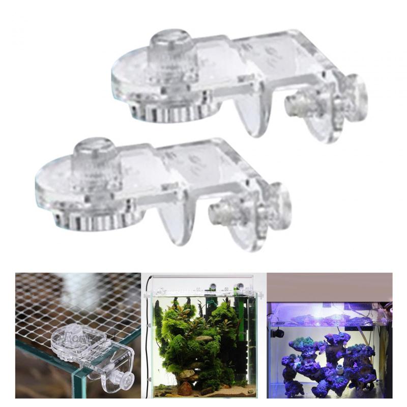 [Fenteer1] Set 2 Kẹp Che Phủ Bể Cá Trong Suốt Chống Thoát Hiểm Đa Năng