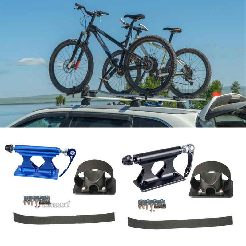 [Fenteer1] Khung Gắn Phuộc Xe Đạp Bằng Hợp Kim Nhôm Màu Đen