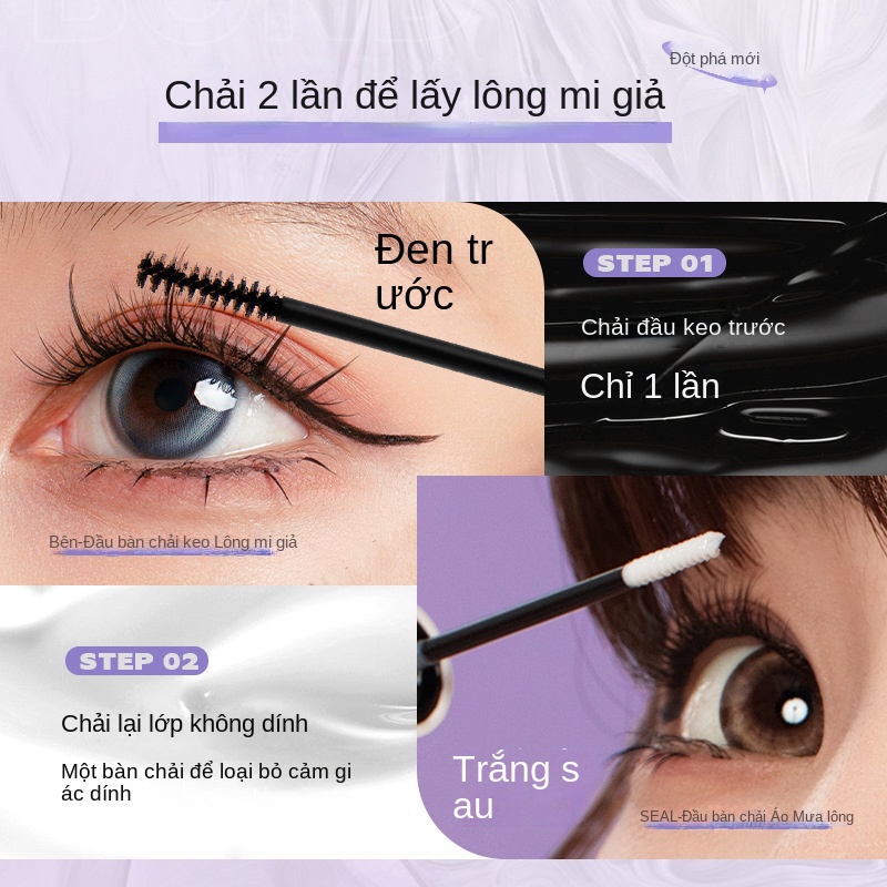 Keo Dán Lông Mi Giả Hai Đầu Tự Dính Lâu Trôi Motonozen