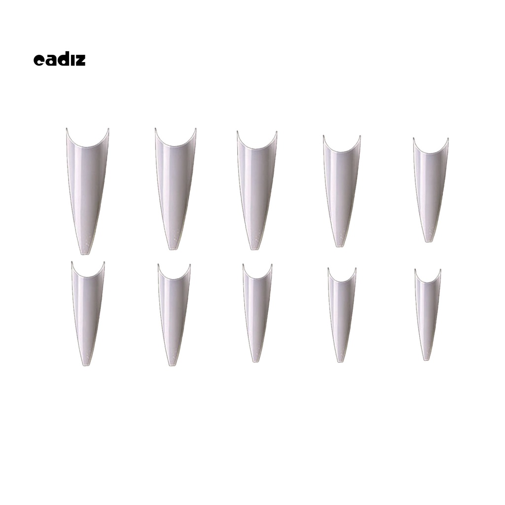 Bộ 500 Miếng Dán Nối Dài Móng Tay Che Phủ Toàn Diện DIY