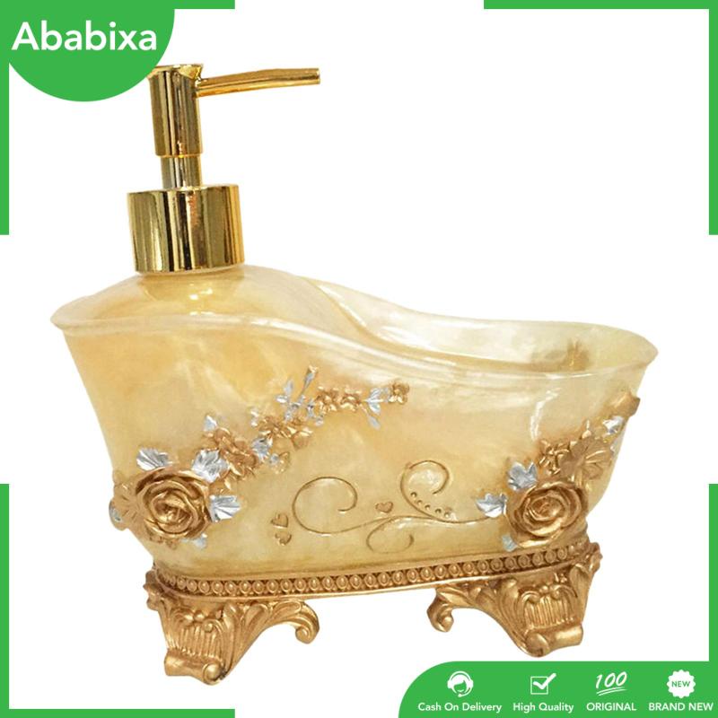 1 Bình Đựng Xà Phòng Rửa Tay Dạng Nhấn Bằng Nhựa Resin