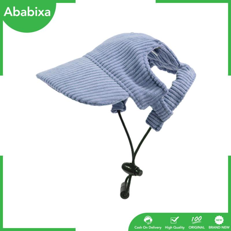 Mũ Bóng Chày Chống Nắng Bằng Vải Nhung Có Lỗ Tai Có Thể Điều Chỉnh Cho Thú Cưng