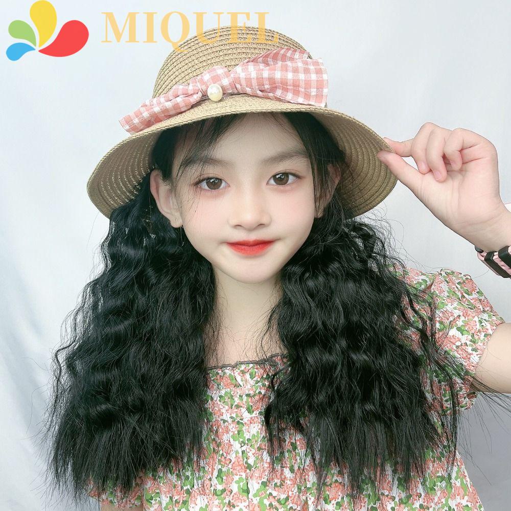 Bộ Tóc Giả Dài Xoăn Tự Nhiên Bằng Sợi Tổng Hợp Chịu Nhiệt Dễ Sử Dụng