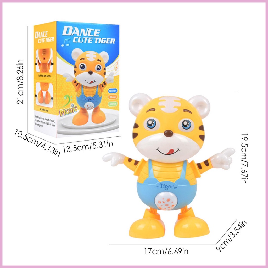 Đồ Chơi Hổ Nhảy Múa Mát Mẻ Có Đèn Và Nhạc Giúp Phát Triển Trí Tuệ