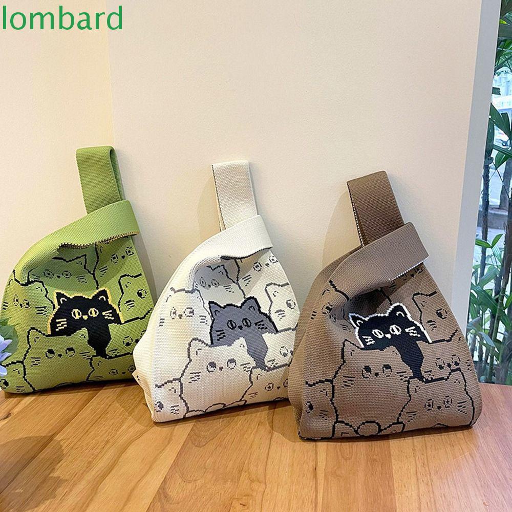 Túi Đựng Mỹ Phẩm Đeo Cổ Tay Đàn Hồi Phong Cách Hàn Quốc LOMBARD