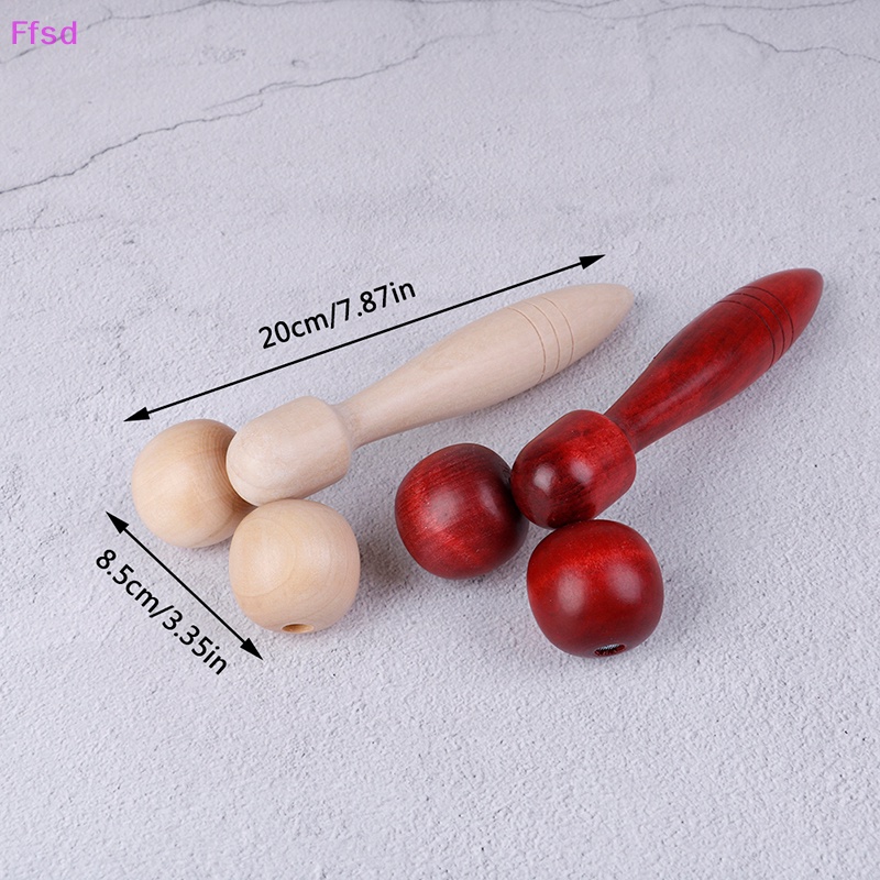 {Ffsd} Thanh Lăn Mát Xa Mặt / Mắt Bằng Gỗ Giúp Thư Giãn Giảm Béo Tiểu Học * Bán Chạy