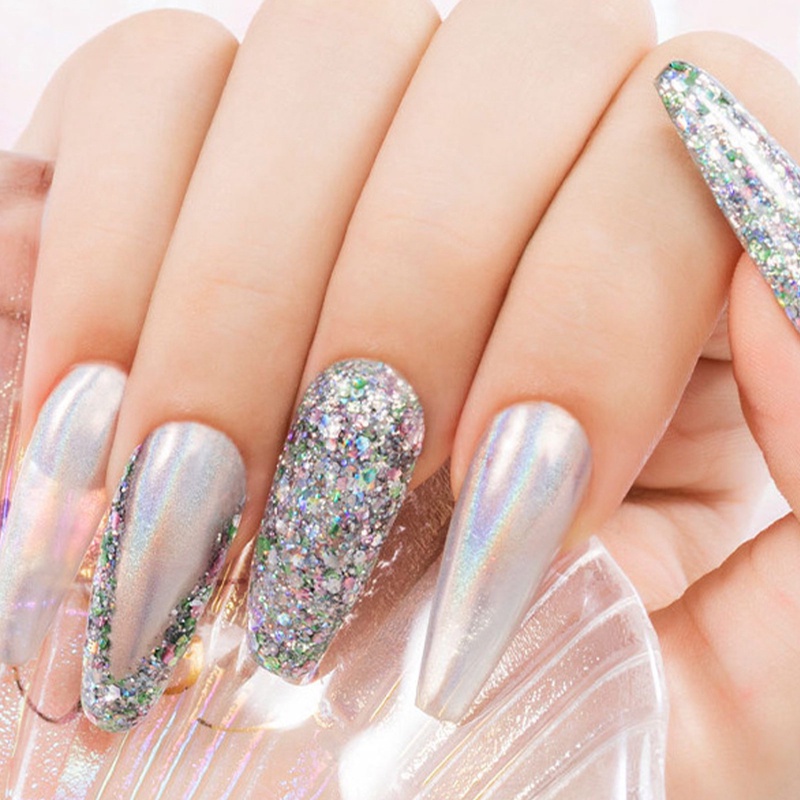 Sơn Móng Tay Gel UV Lấp Lánh Hình Vỏ Sò