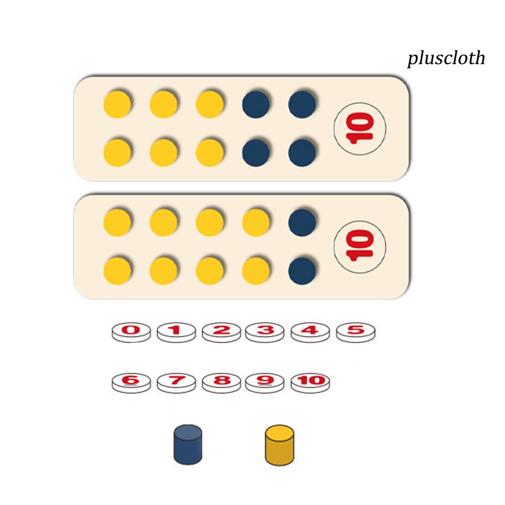 1 Bộ Bảng Tính Bằng Đánh Dấu Cột Mốc Bề Mặt Mịn Bền Không Cần Khoan Cho Trẻ Em