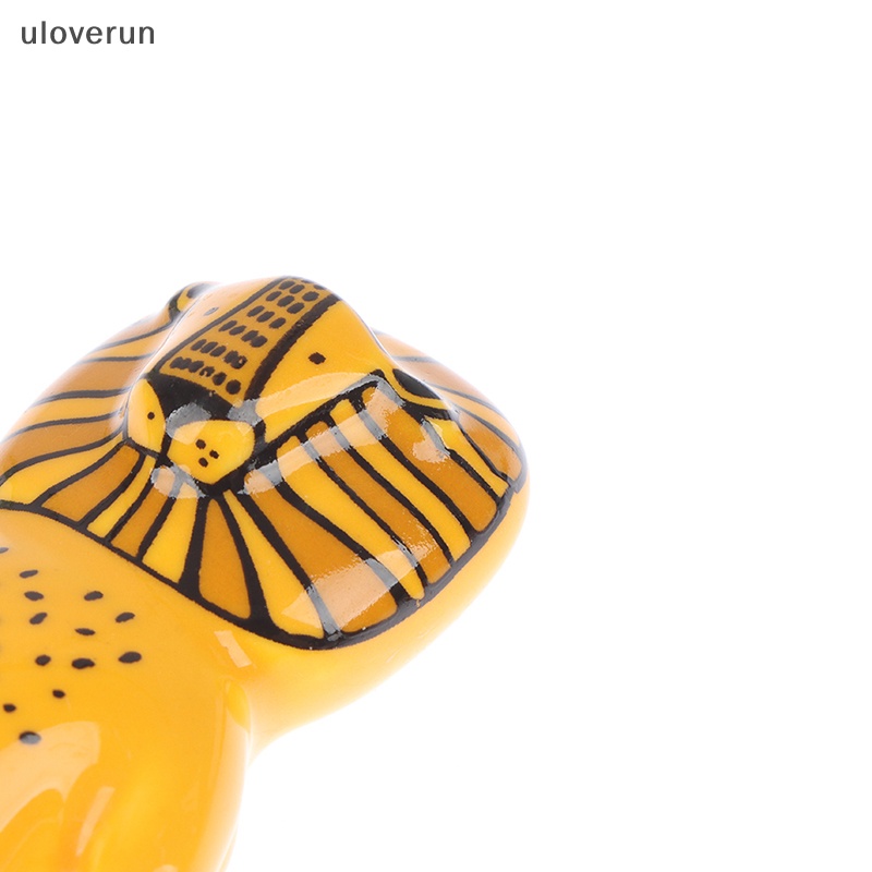 Uloverun Tay Nắm Ngăn Kéo Tủ Một Lỗ Bằng Gốm Hình Động Vật Hoạt Hình Dễ Thương vn