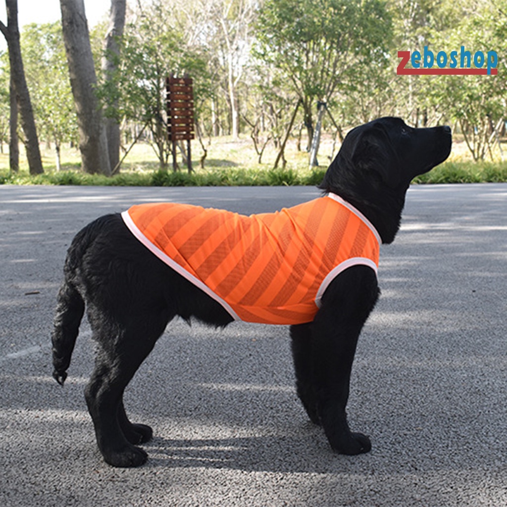 Áo Thun Thể Thao Dạng Lưới Thoáng Khí Cổ Tròn Dành Cho Cún Cưng