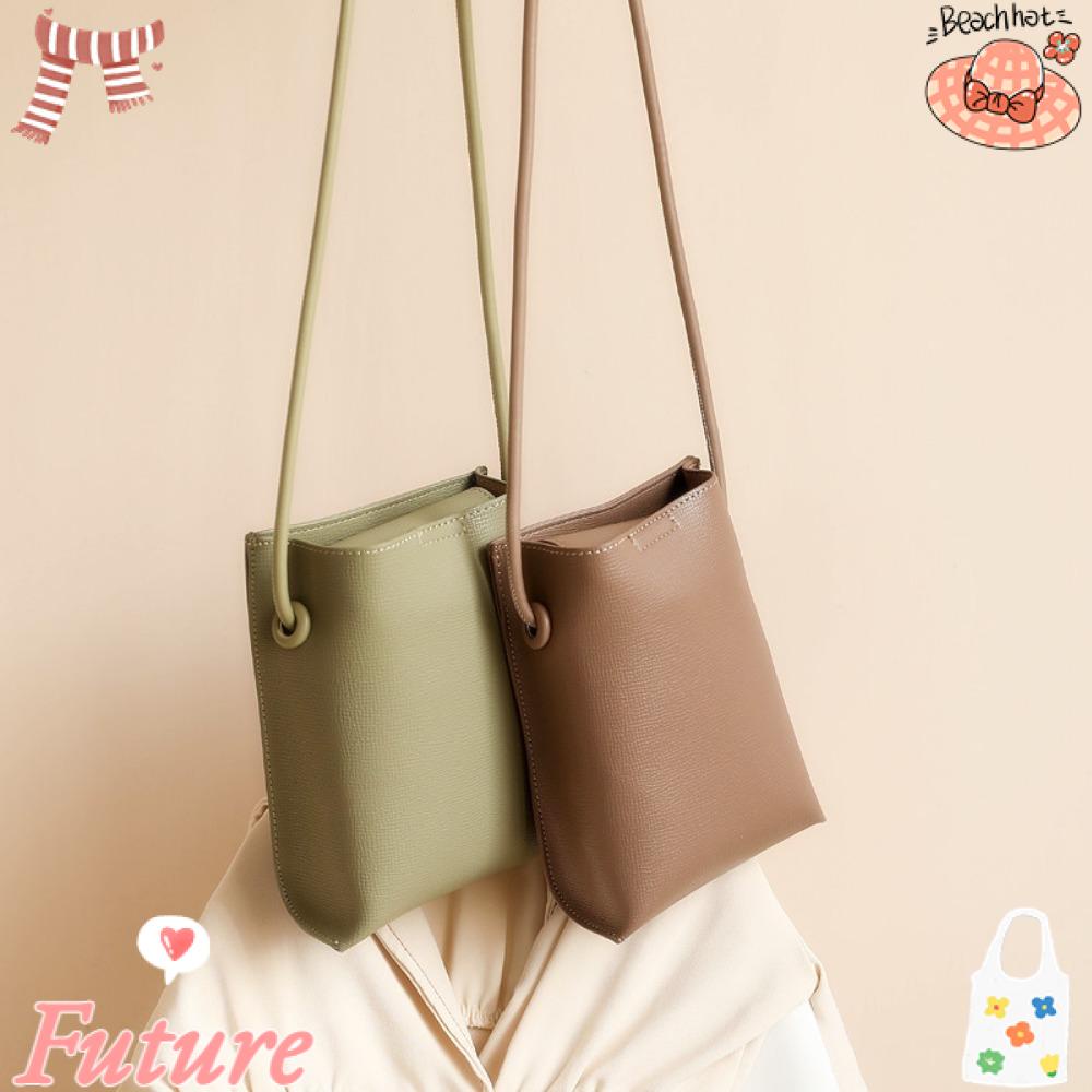 Túi Da PU Đeo Vai Nhỏ Xinh Đựng Điện Thoại Cho Nữ