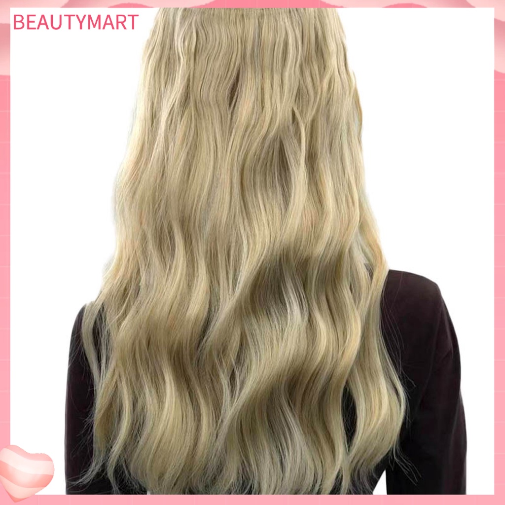 [beautymart] Tóc Giả Xoăn Dày Tự Nhiên Không Để Lại Dấu Vết Phong Cách Âu Mỹ Cho Nữ Sử Dụng