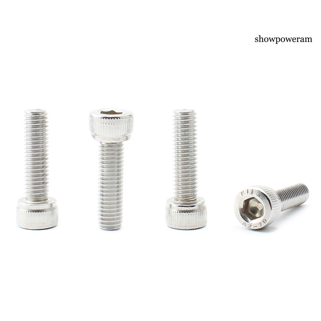 Bộ 6 Ốc Vít Gắn Tay Lái Xe Đạp Bằng Thép Không Gỉ M5x18mm