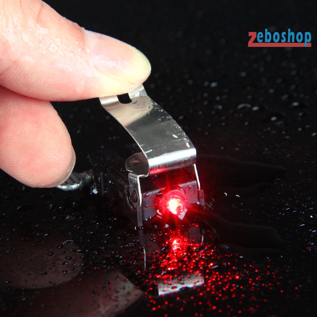 Đèn LED Phanh Xe Đạp Bằng Nhựa Siêu Sáng Màu Đỏ