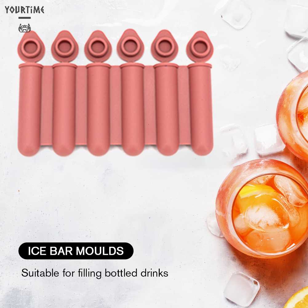 Khuôn Silicone Làm Đá 6 Ngăn Tiện Lợi