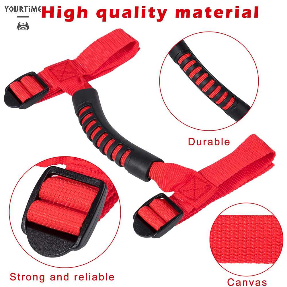 Bộ 4 Dây Gắn Tay Nắm Cửa Xe Hơi Chống Trượt Tiện Lợi