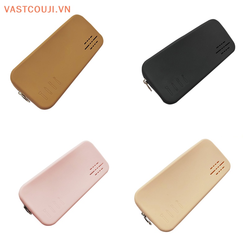 Túi Đựng Cọ Trang Điểm Bằng Silicon Hình Vuông Thiết Kế Đơn Giản Thời Trang