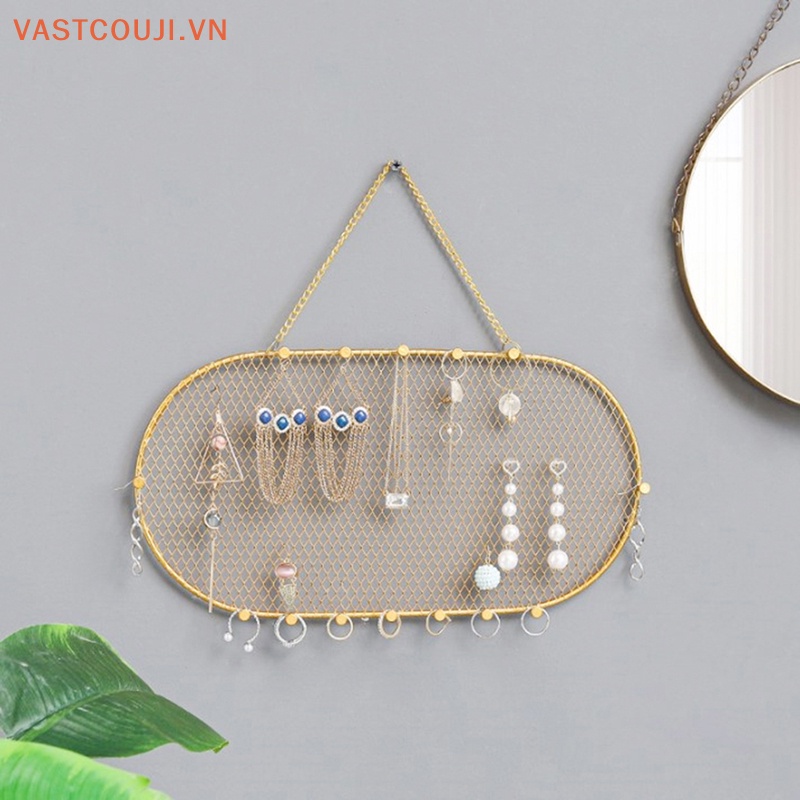 Vastji Giá Sắt Treo Chìa Khóa Trưng Bày Trang Sức Gắn Tường Sang Trọng Nhẹ Nhàng Phong Cách Bắc Âu