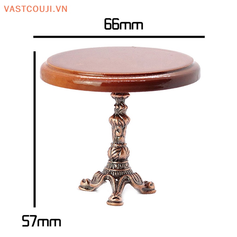 Mô Hình Bàn Vuông Mini Phong Cách VASTJI Trang Trí Nhà Búp Bê