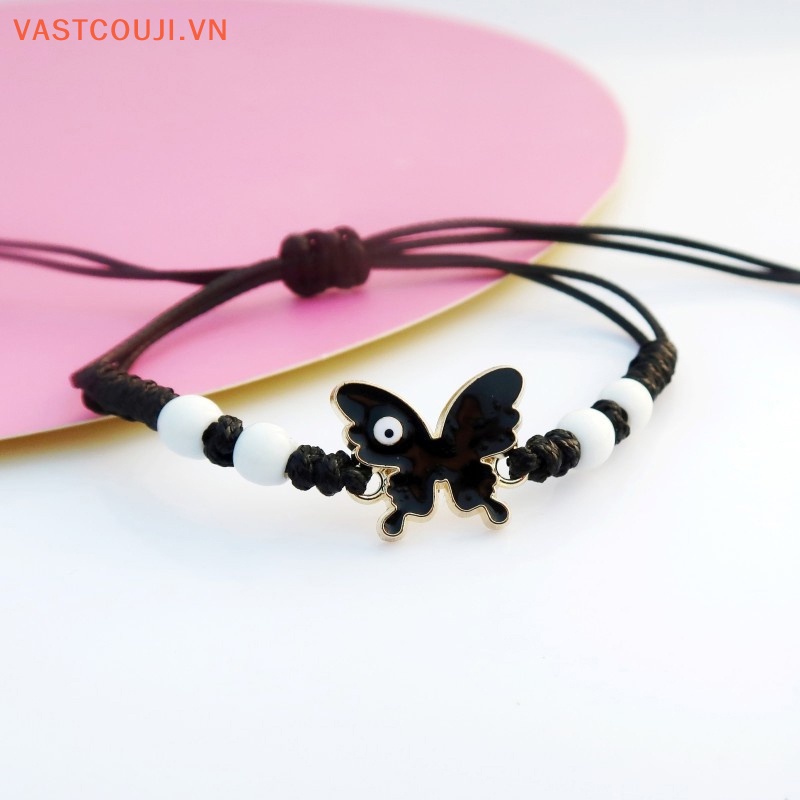 Vòng Đeo Tay Họa Tiết Bướm Hoạt Hình Dễ Thương Bắt Mắt