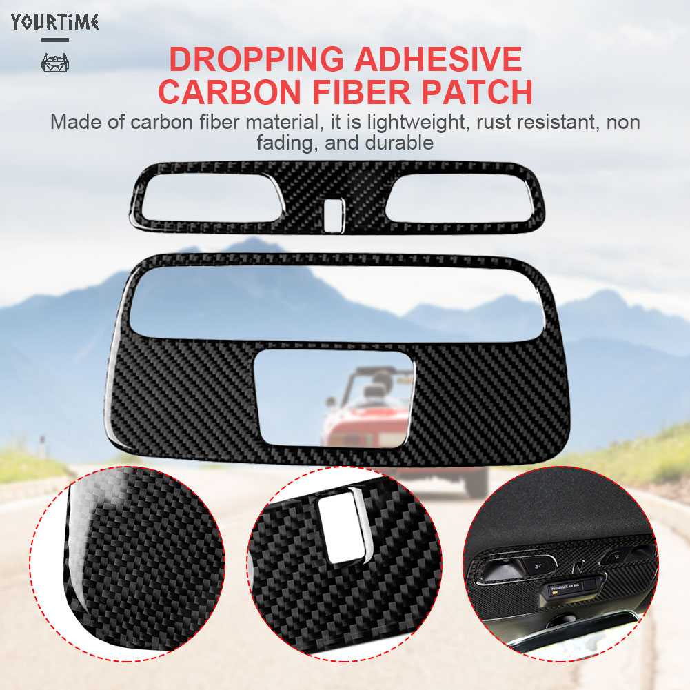 Bộ 2 Miếng Dán Trang Trí Đèn Đọc Sách Cho Xe Hơi Chevrolet Camaro