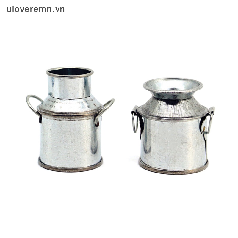 Mô Hình Bình Sữa 1: 12 Bằng Kim Loại Trang Trí Nhà Búp Bê