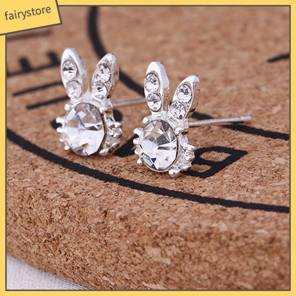 Bông Tai Hình Ngôi Sao / Trái Tim Đính Đá Thời Trang Cho Nữ