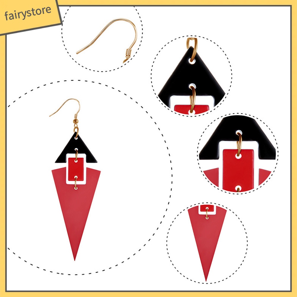 Bông Tai Dài Hình Tam Giác Thời Trang Dành Cho Nữ