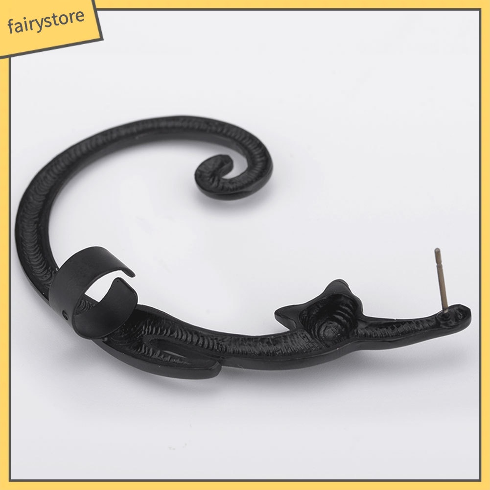 1 Khuyên Vành Tai Hình Mèo Hoạt Hình Dễ Thương Cho Nữ