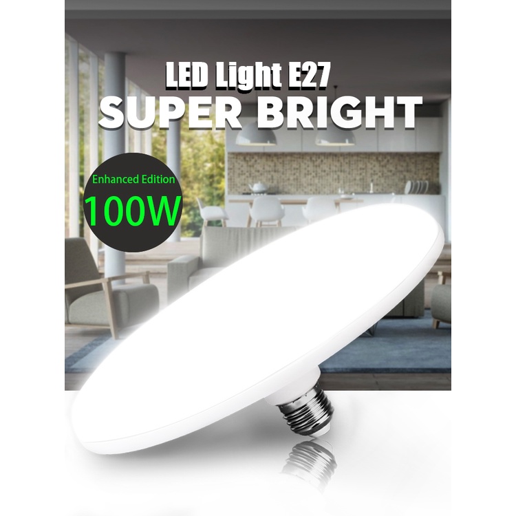 Bóng Đèn LED E27 220V E27 20W 30W 40W 60W 100W Ánh Sáng Trắng