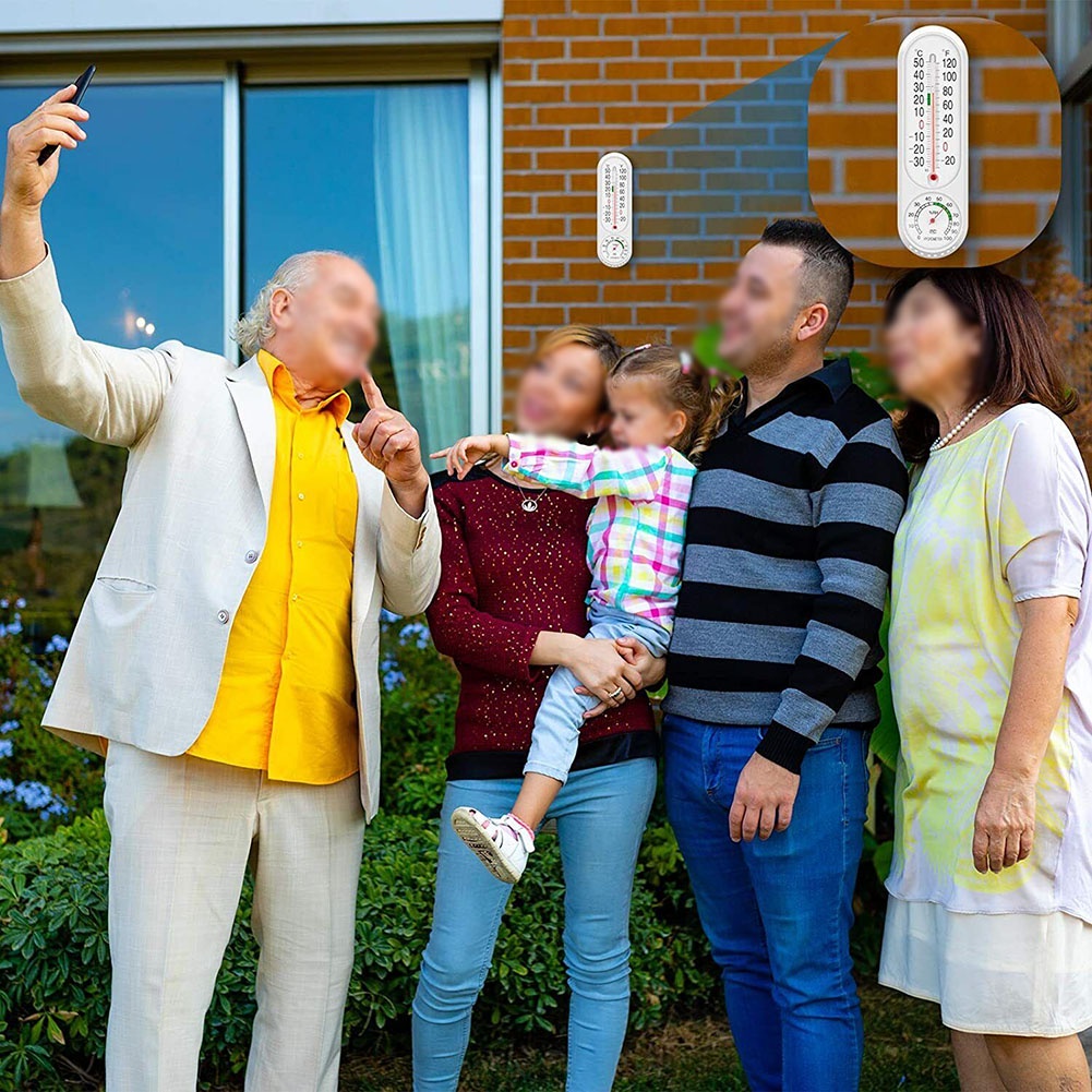 Nhiệt Kế - 30~50°Nhiệt Kế Đo Độ Ẩm Trong Nhà Tiện Dụng