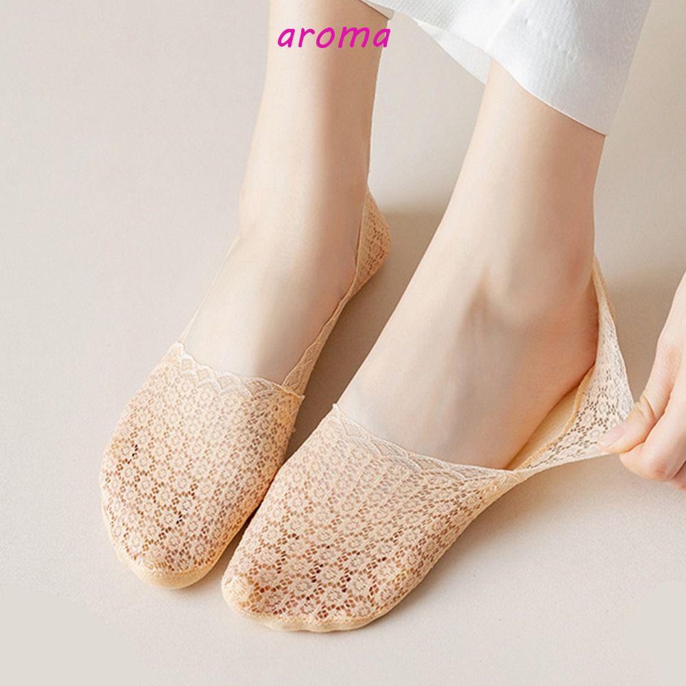 Đôi Vớ Thuyền Bằng Silicon Siêu Mỏng Không Trượt Màu Trơn Thời Trang Chất Lượng Cao