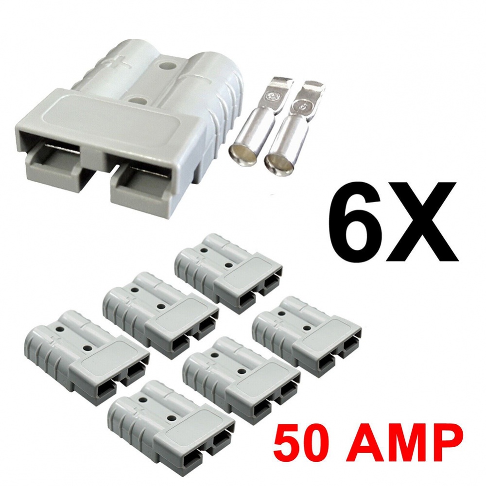 Phích Cắm Nguồn DC 50A 50AMP Dành Cho 12v Hoặc 24v