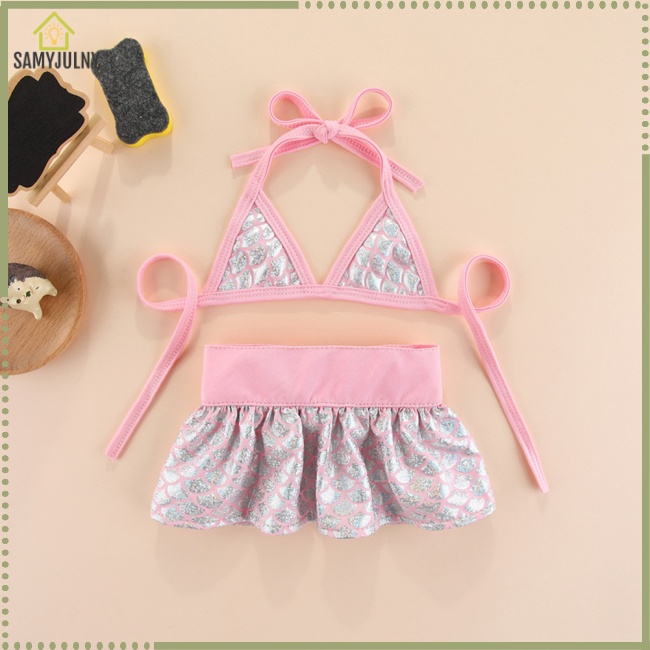 Bộ Đồ Bơi Bikini Mùa Hè Dễ Thương Quyến Rũ Cho Thú Cưng