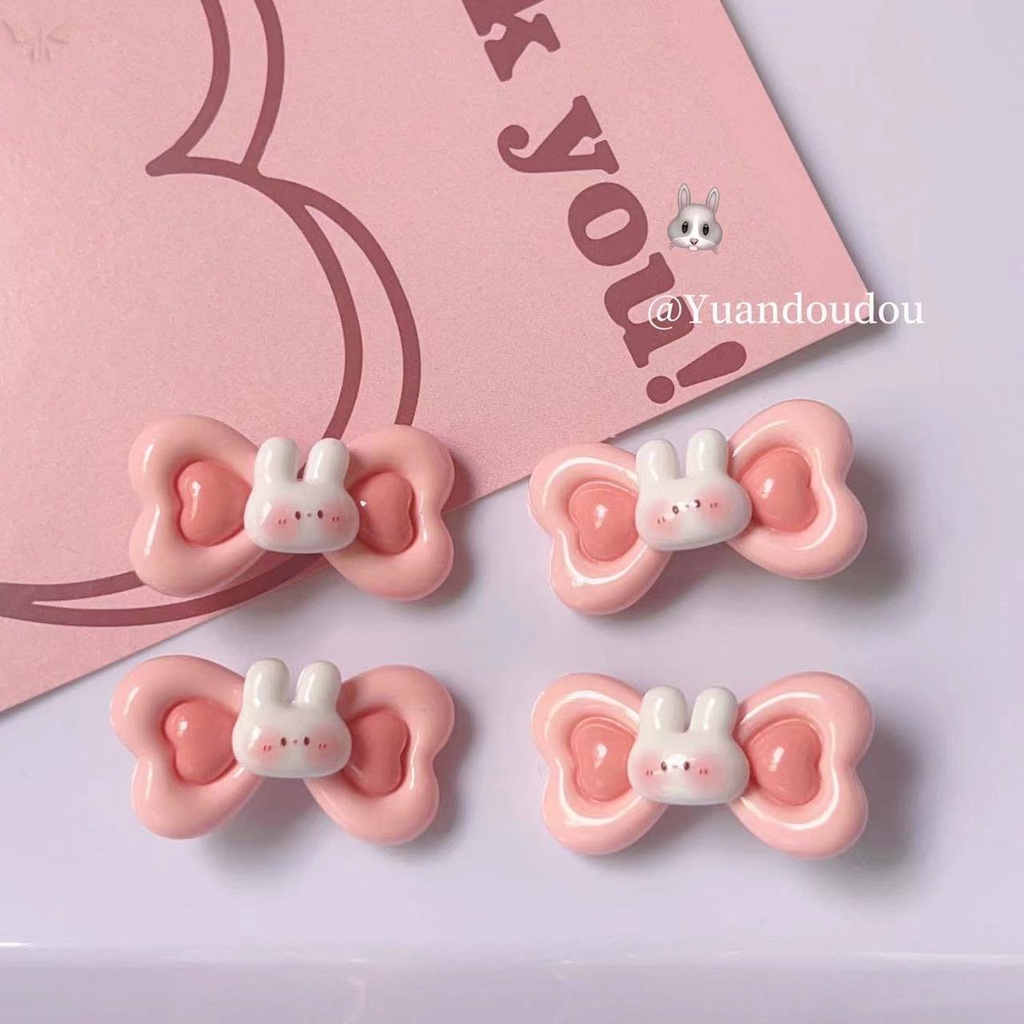 Kẹp tóc mái CANDYGIRL kiểu thỏ hoạt hình dễ thương cho bé gái