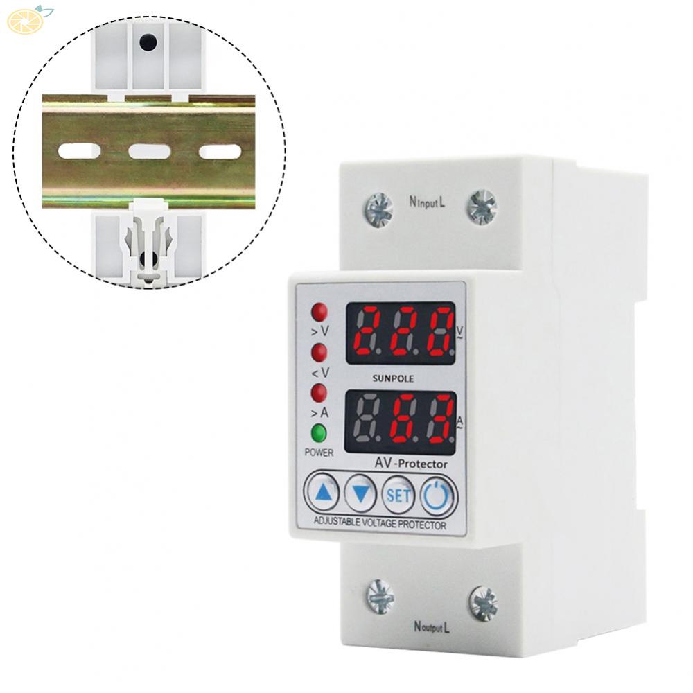 【VARSTR】Dual Display Protective Relay with Adjustable Undervoltage and Overcurrent Protection