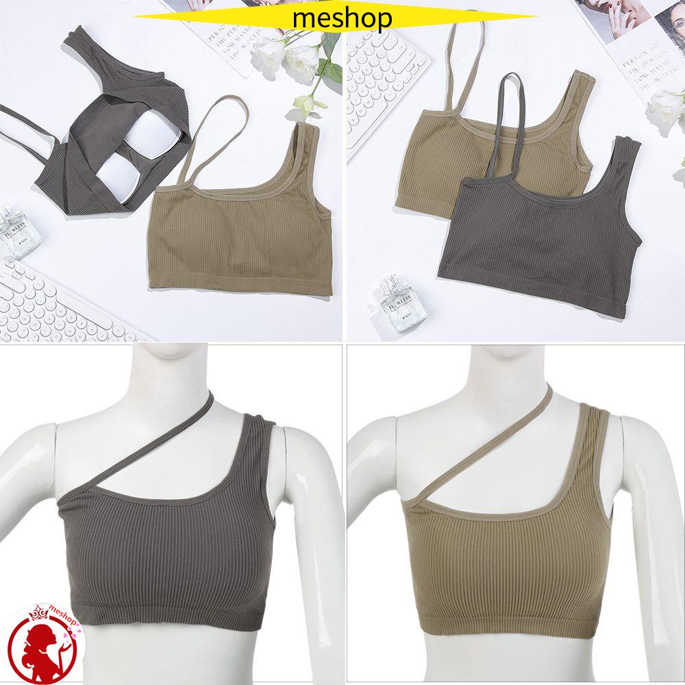 Áo Tank Top Nữ ​ Áo Croptop Thời Trang Trẻ Trung Cho Nữ ​Áo Kiểu Lệch Tà Màu Trơn Thời Trang Mùa Hè Cá Tính