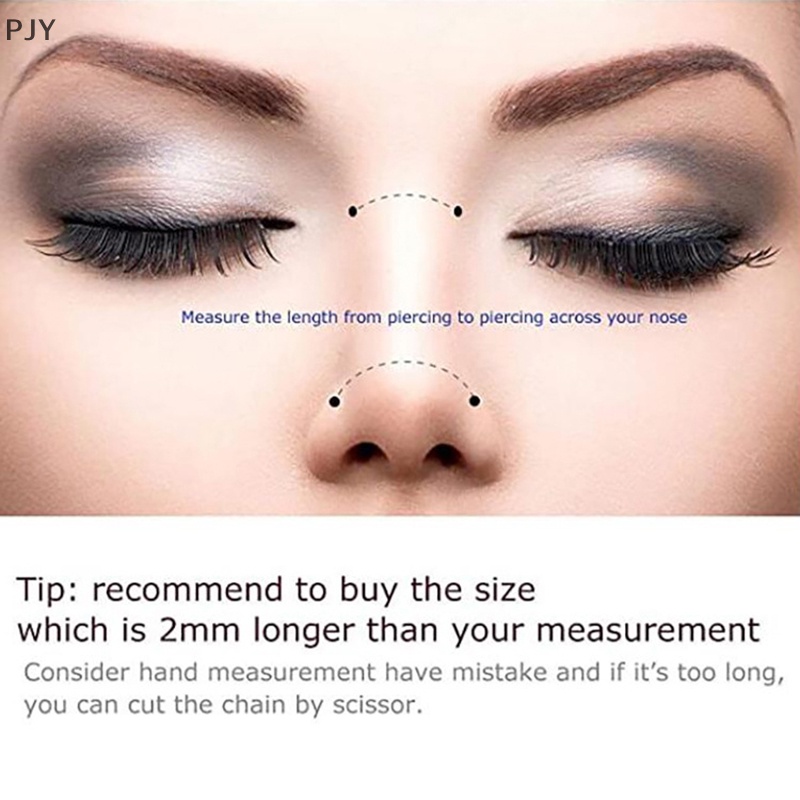 Khuyên Mũi Bằng Thép Không Gỉ Đính Đá Zircon Sang Trọng