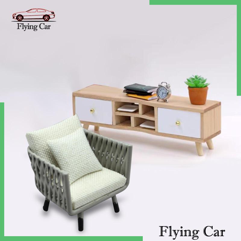 [Lzdjfmy2] Nội Thất Phòng Khách Búp Bê Thu Nhỏ